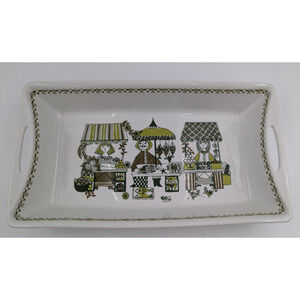 Figgjo Flint Turi Design Norway Market Baking Dish Rectangular w Handles 12-3/8"